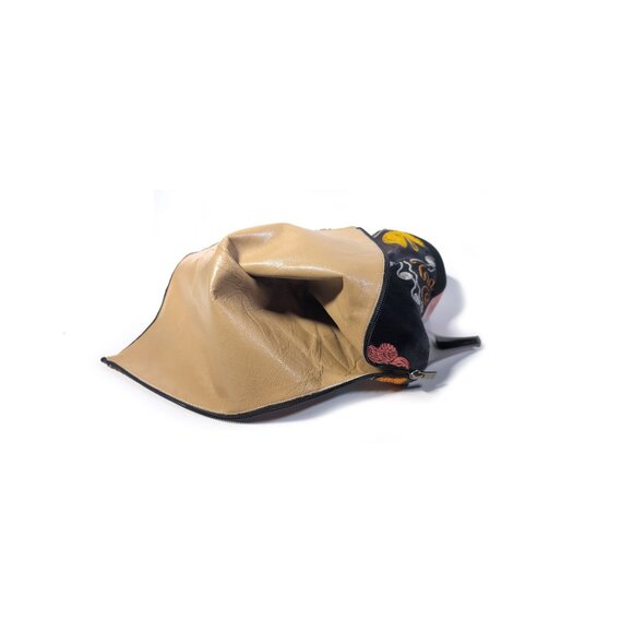 DEMIR FLORAL EMBROIDERED Heeled BOOT Womens Size 36 | US 6 - Picture 7 of 11